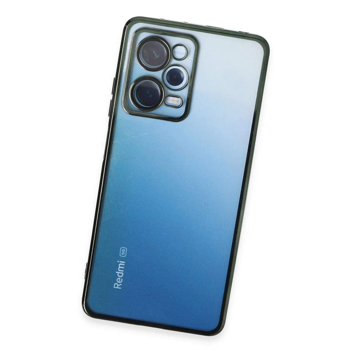 Redmi Note 12 Pro 5G Kılıf Razer Lensli Silikon - Yeşil