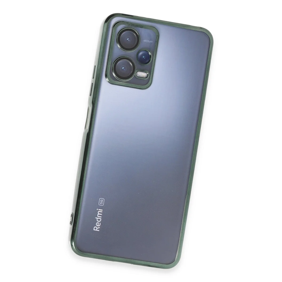 Redmi Note 12 5G Kılıf Razer Lensli Silikon - Yeşil