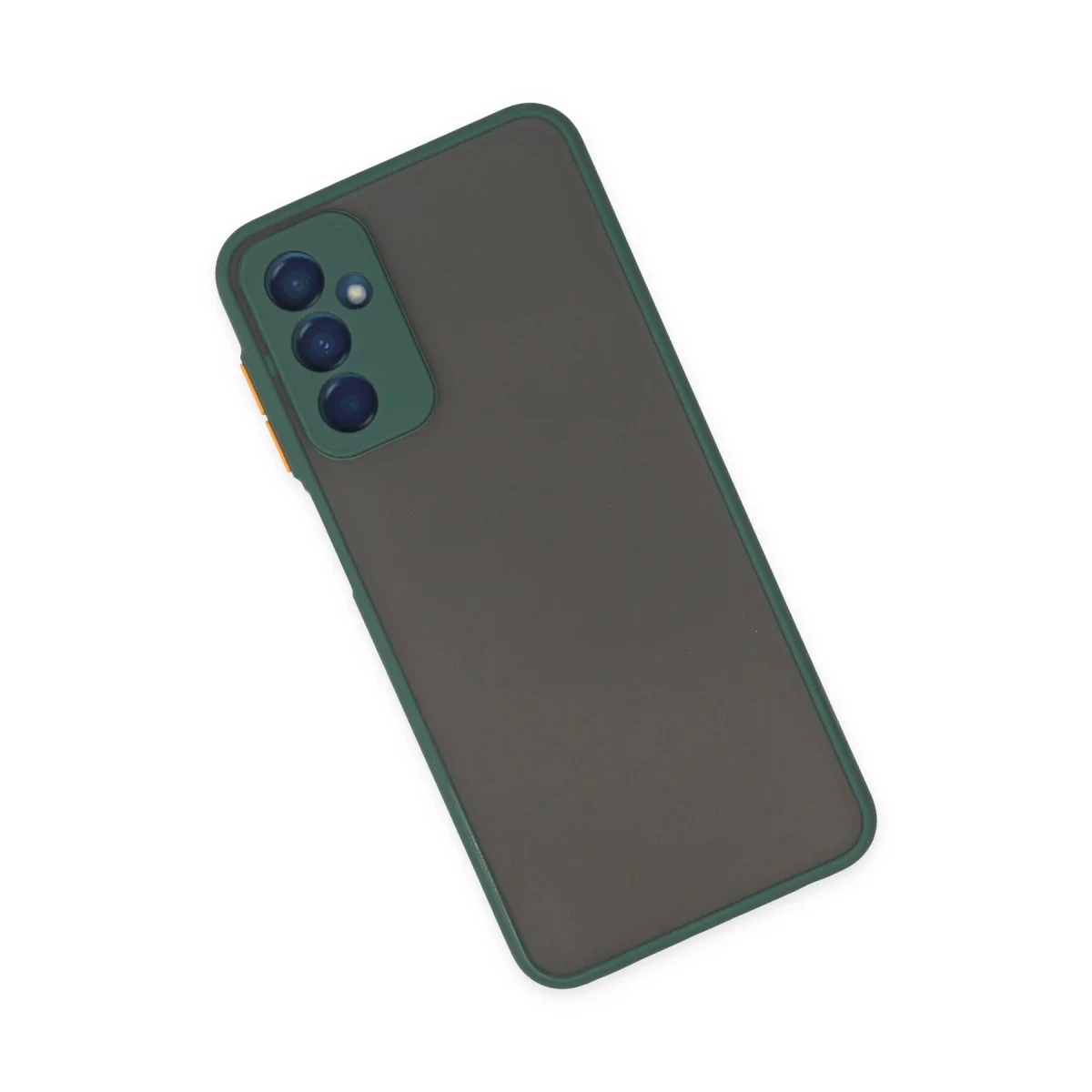 Galaxy M13 Kılıf Montreal Silikon Kapak - Yeşil