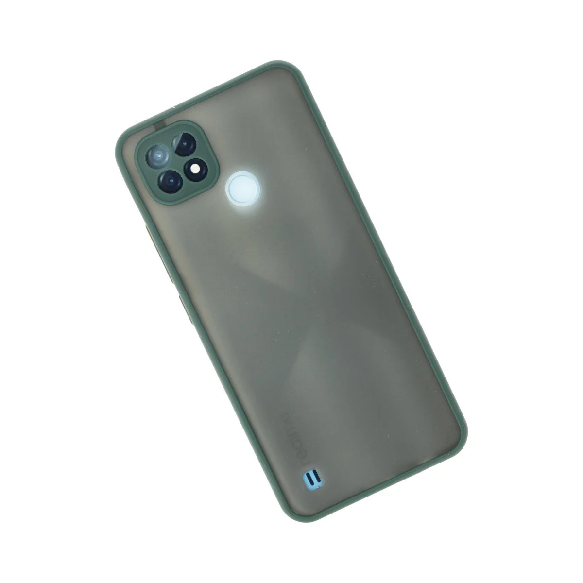Realme C21 Kılıf Montreal Silikon Kapak - Yeşil