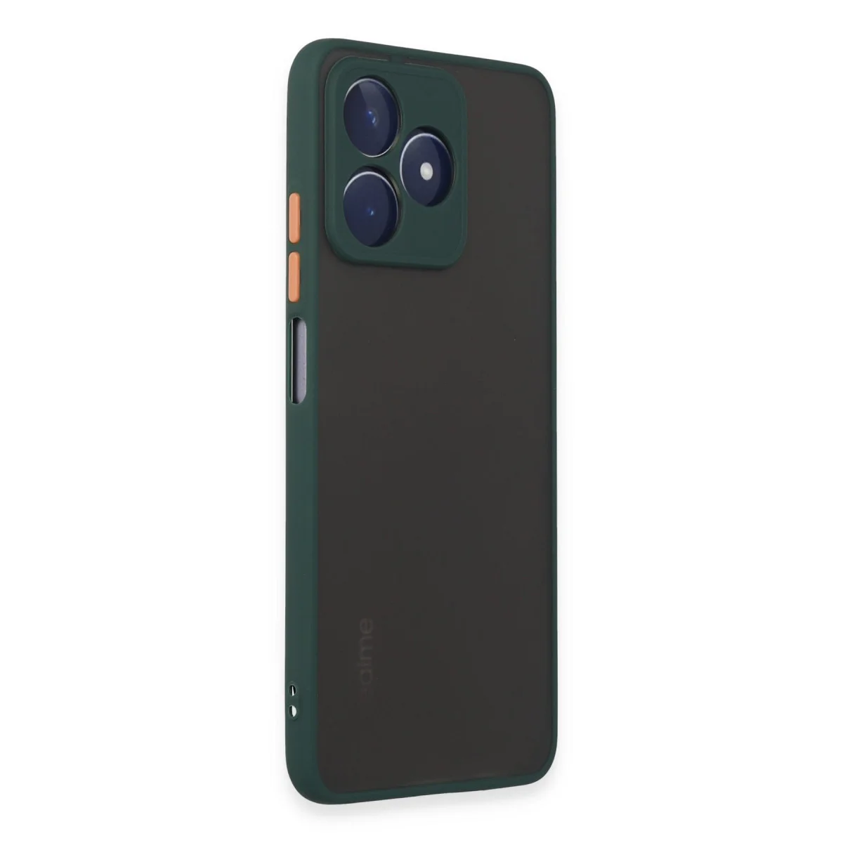 Realme C53 Kılıf Montreal Silikon Kapak - Yeşil