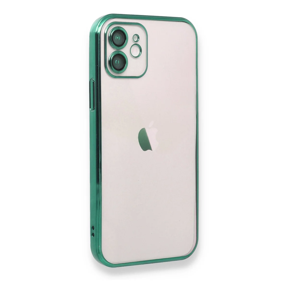 iPhone 12 Kılıf Razer Lensli Silikon - Yeşil