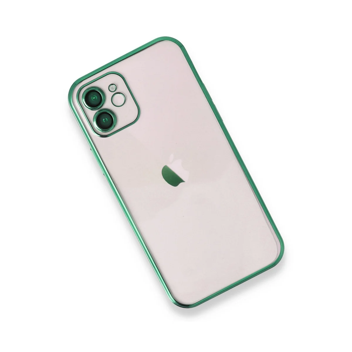 iPhone 12 Kılıf Razer Lensli Silikon - Yeşil