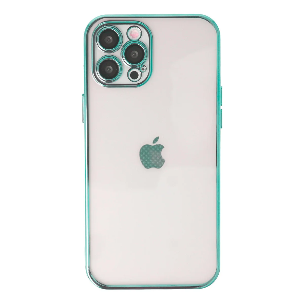 iPhone 12 Pro Kılıf Razer Lensli Silikon - Yeşil