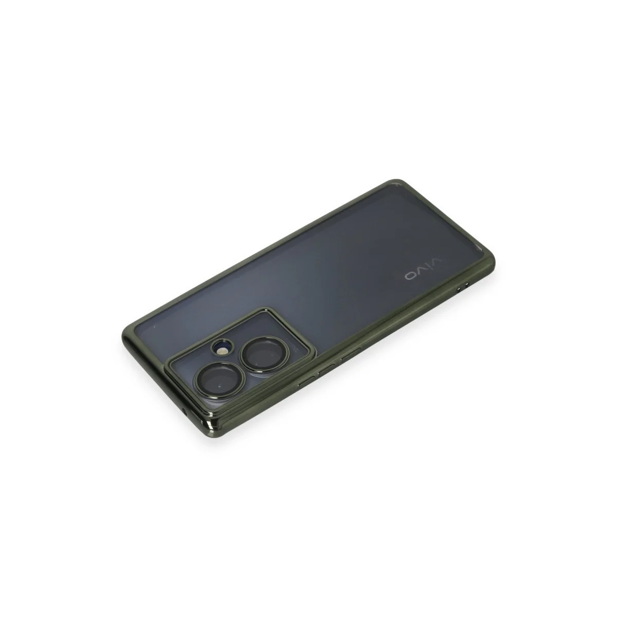 V29 Lite Kılıf Razer Lensli Silikon - Yeşil