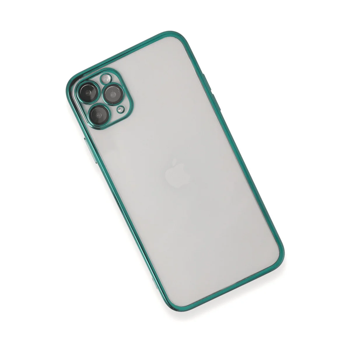 iPhone 11 Pro Max Kılıf Razer Lensli Silikon - Yeşil