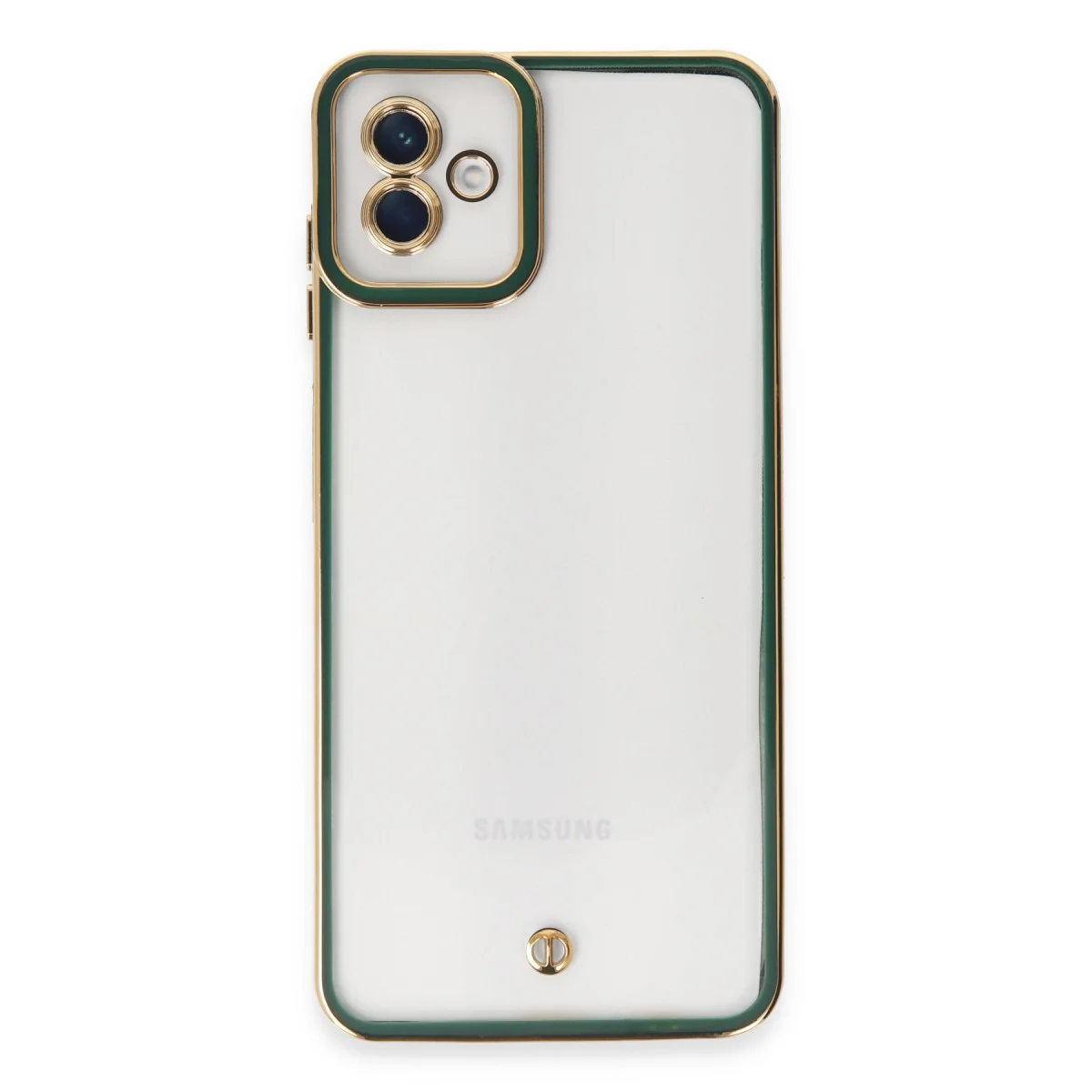 Galaxy A04 Kılıf Liva Lens Silikon - Yeşil