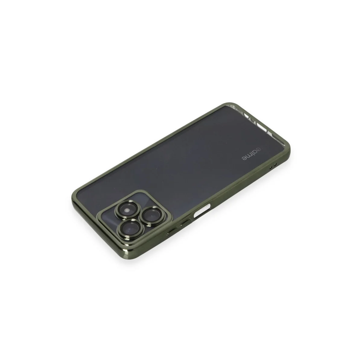 Realme C53 Kılıf Razer Lensli Silikon - Yeşil