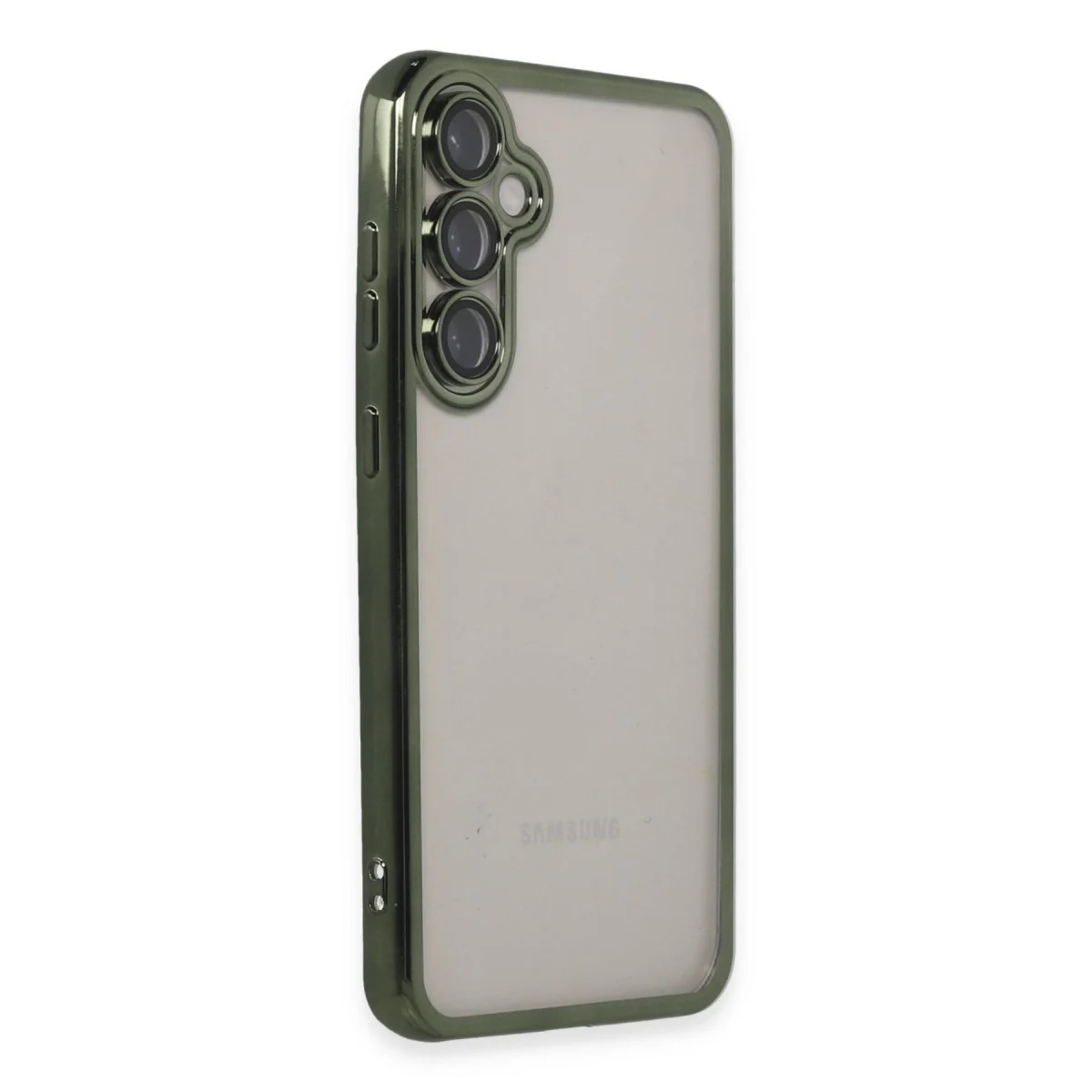 Galaxy S23 FE Kılıf Razer Lensli Silikon - Yeşil