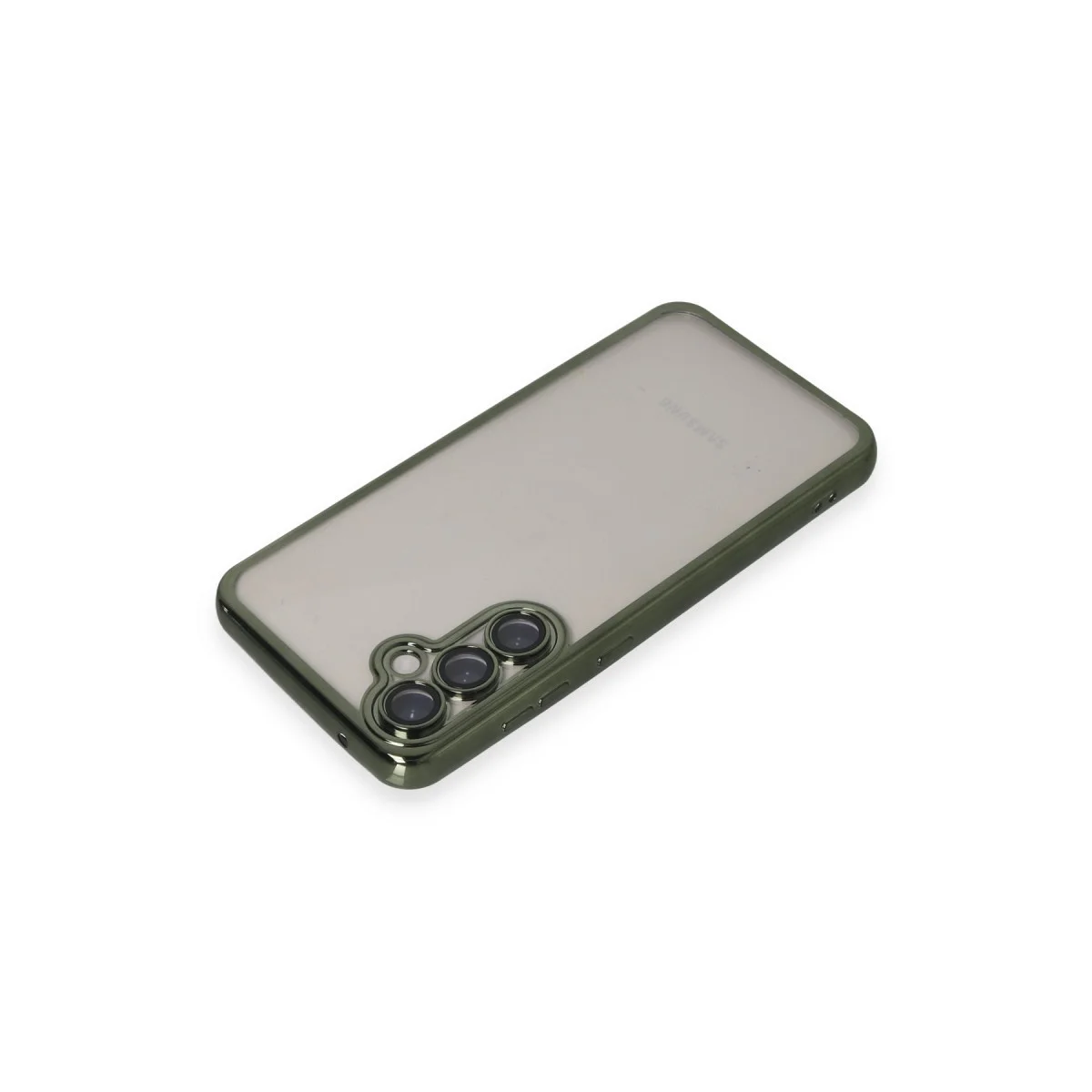 Galaxy S23 FE Kılıf Razer Lensli Silikon - Yeşil