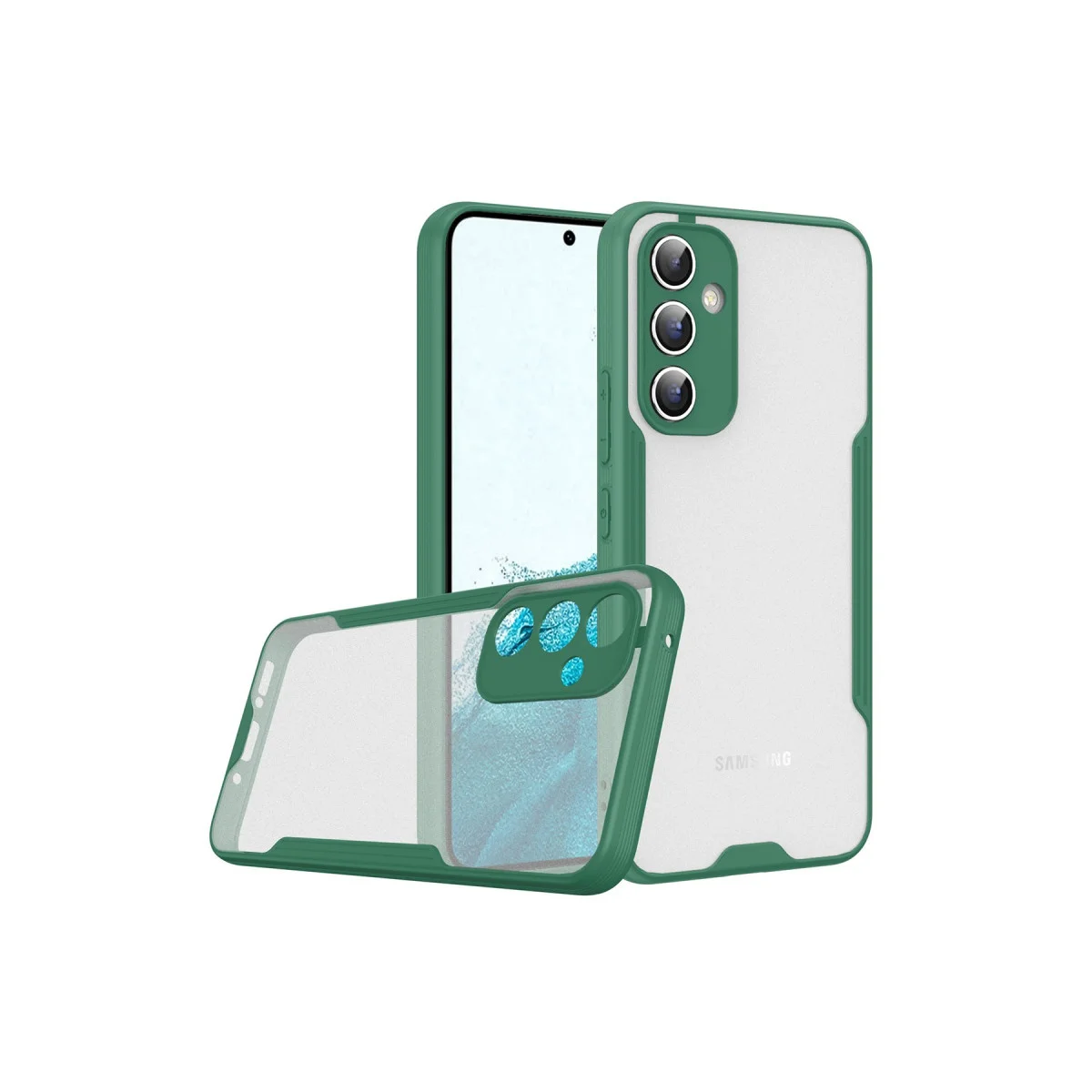 Galaxy A14 4G Kılıf Platin Silikon - Yeşil