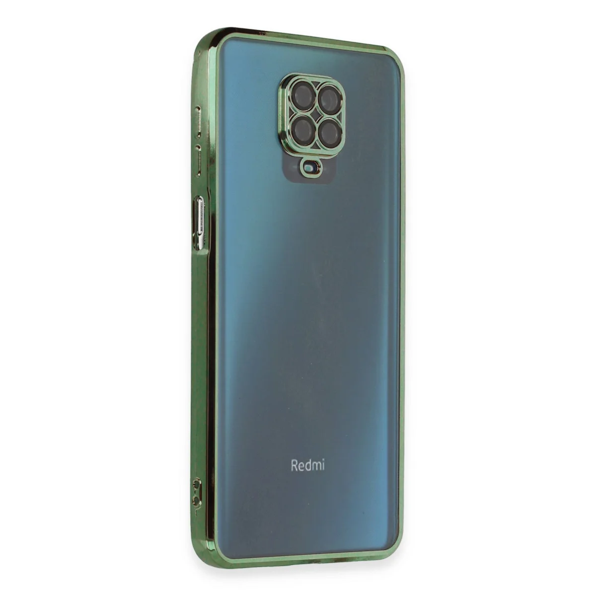 Redmi Note 9 Pro Kılıf Razer Lensli Silikon - Yeşil