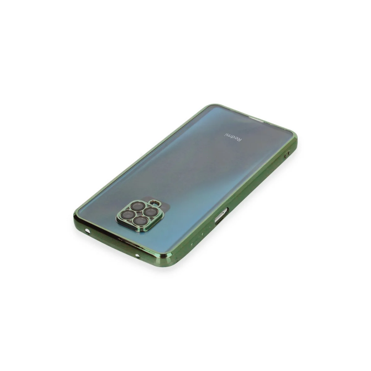 Redmi Note 9 Pro Kılıf Razer Lensli Silikon - Yeşil