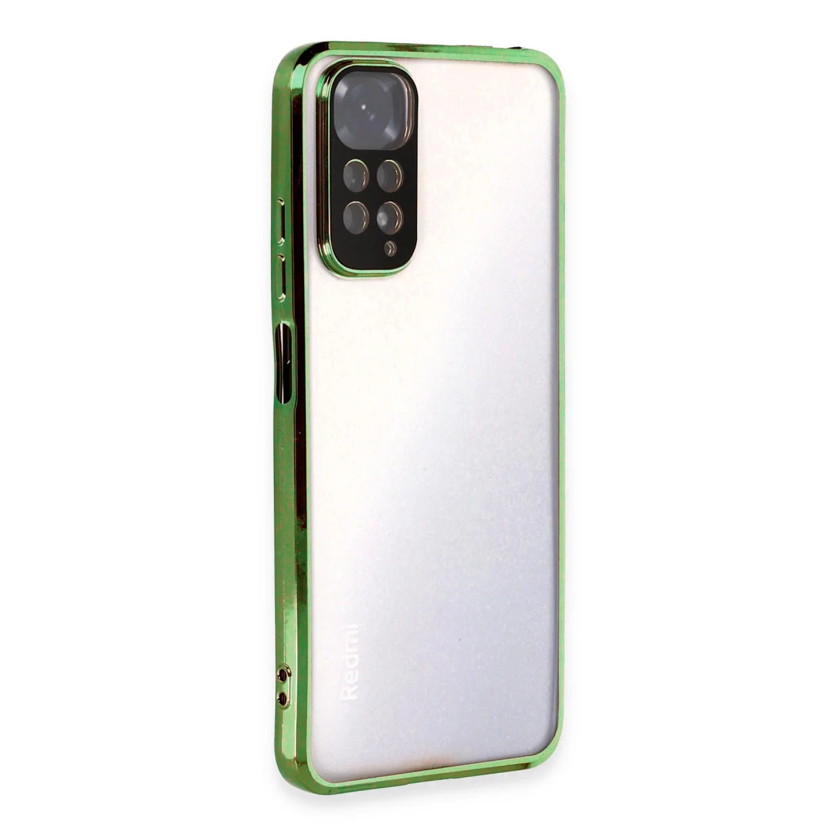 Redmi Note 11 Kılıf Razer Lensli Silikon - Yeşil