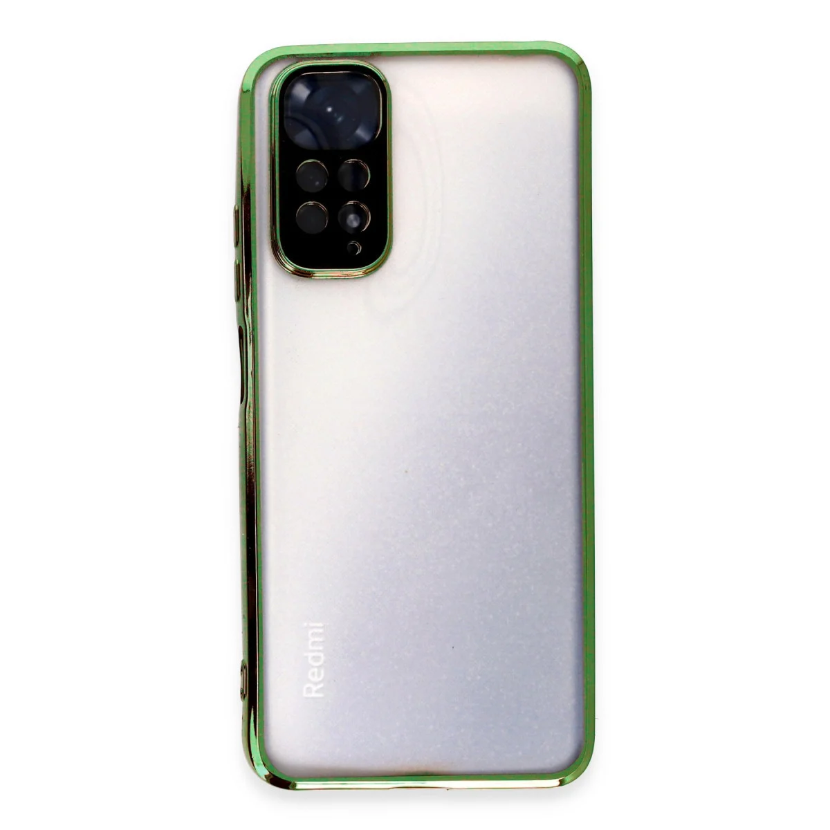 Redmi Note 11 Kılıf Razer Lensli Silikon - Yeşil