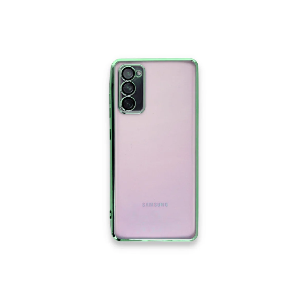 Galaxy S20 FE Kılıf Razer Lensli Silikon - Yeşil