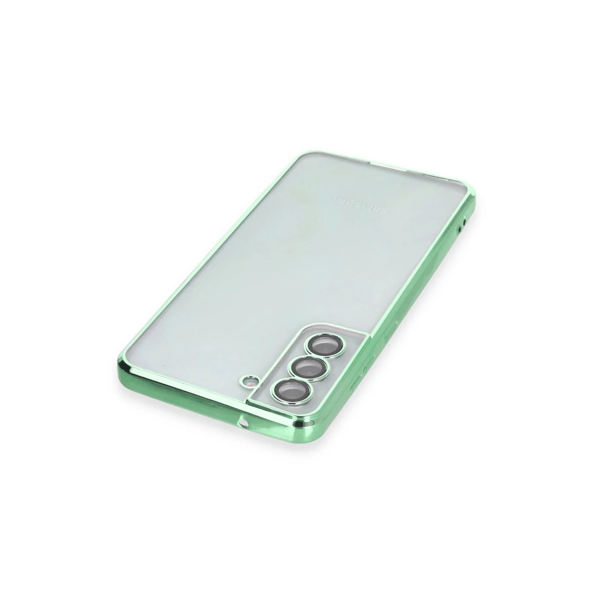 Galaxy S21 FE Kılıf Razer Lensli Silikon - Yeşil