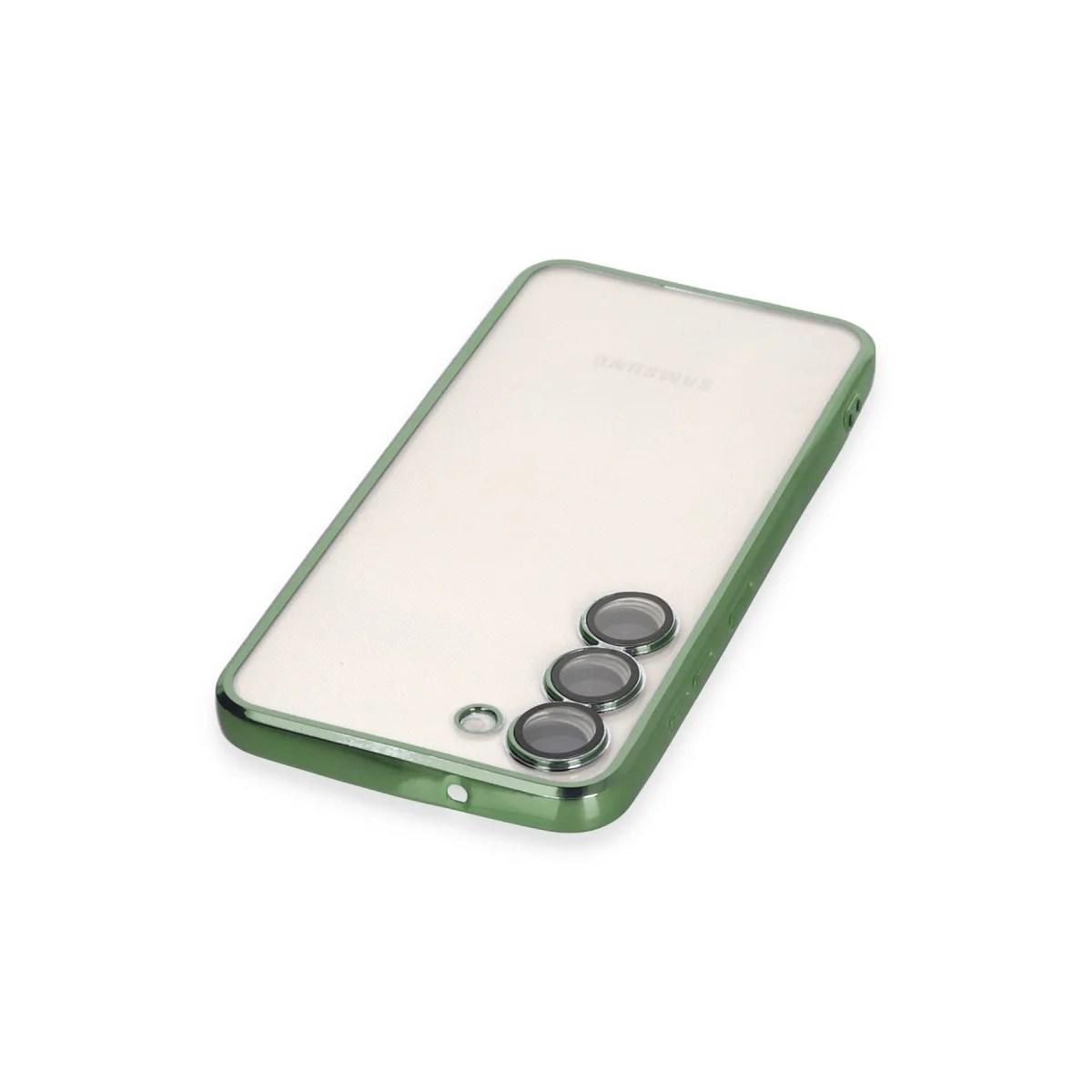 Galaxy S23 Plus Kılıf Razer Lensli Silikon - Yeşil