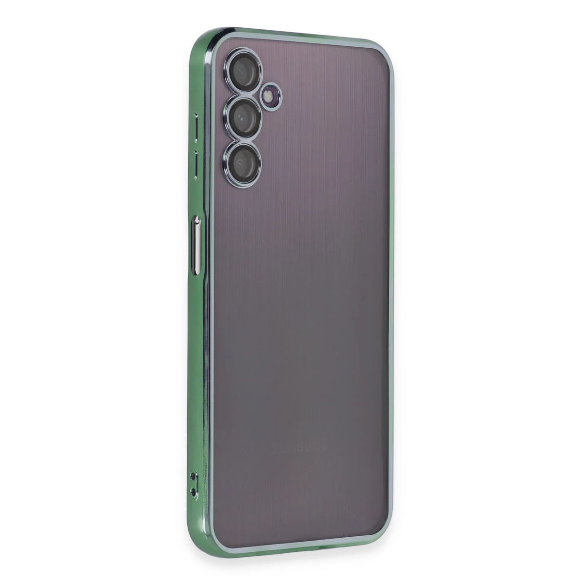 Galaxy A14 4G Kılıf Razer Lensli Silikon - Yeşil