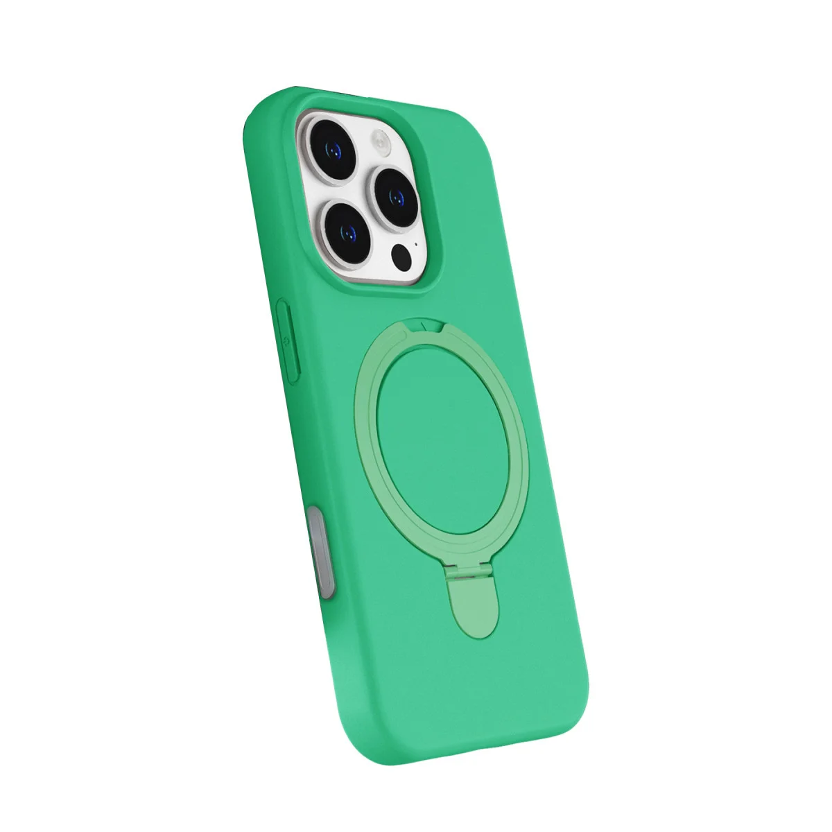 iPhone 16 Pro Max Regal Magsafe Standlı Kapak - Yeşil