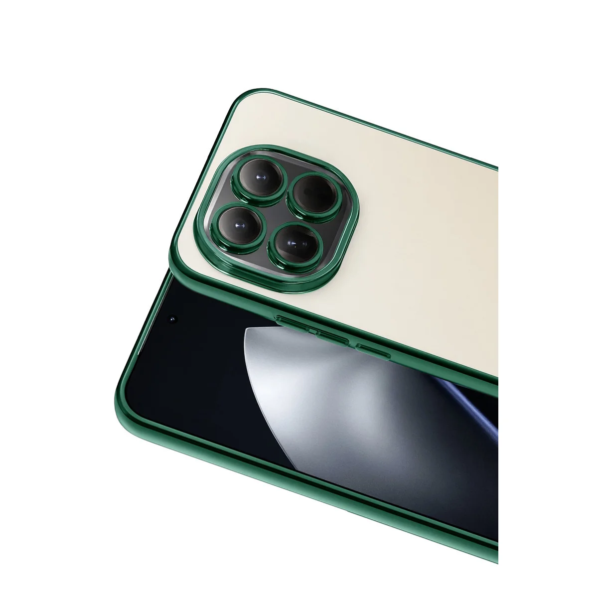 Mi 15 Razer Lensli Silikon - Yeşil