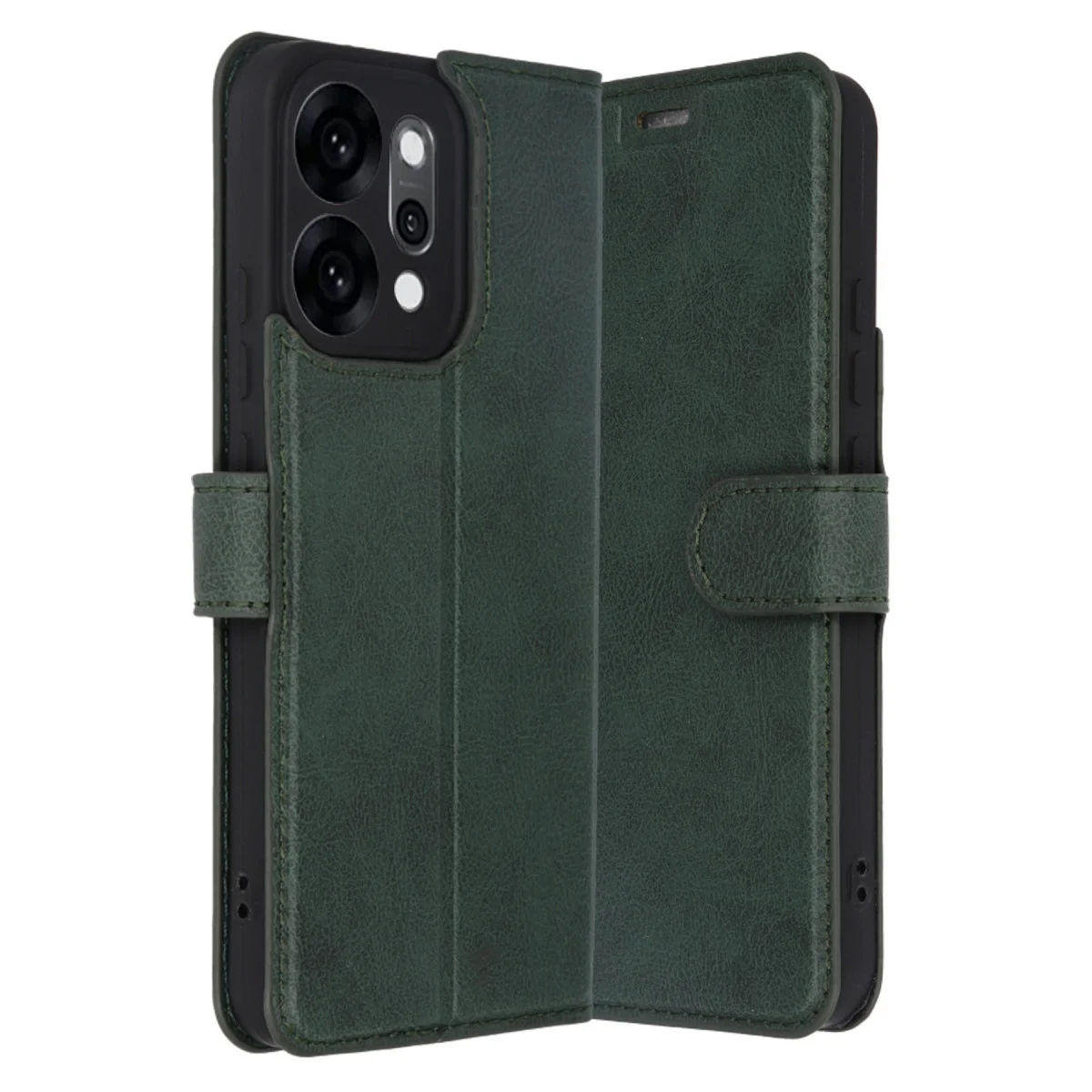 Reno 14 Trend S Plus Kapaklı Kılıf - Yeşil