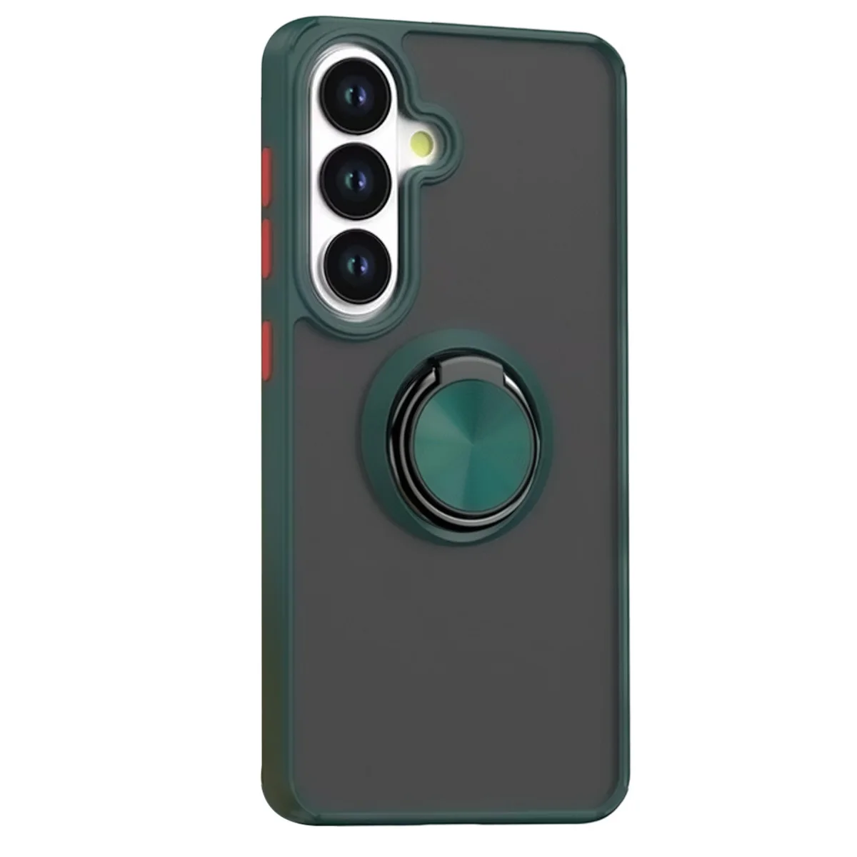 Galaxy S26 Montreal Yüzüklü Silikon Kapak - Yeşil