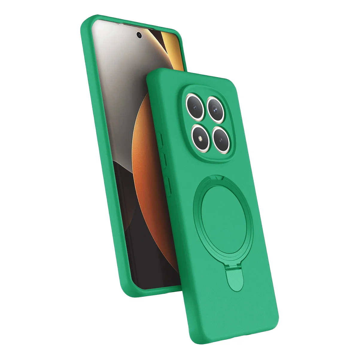 Redmi Note 15 Pro 5G Regal Magsafe Standlı Kapak - Yeşil