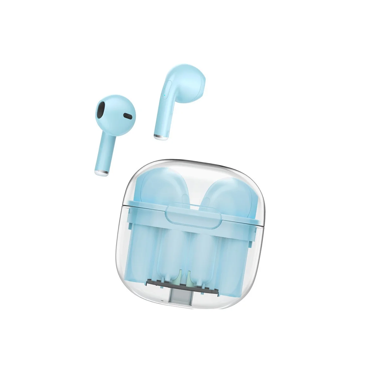 LS-09 Bluetooth 5.3 TWS Kablosuz Airpods Kulaklık - Mavi