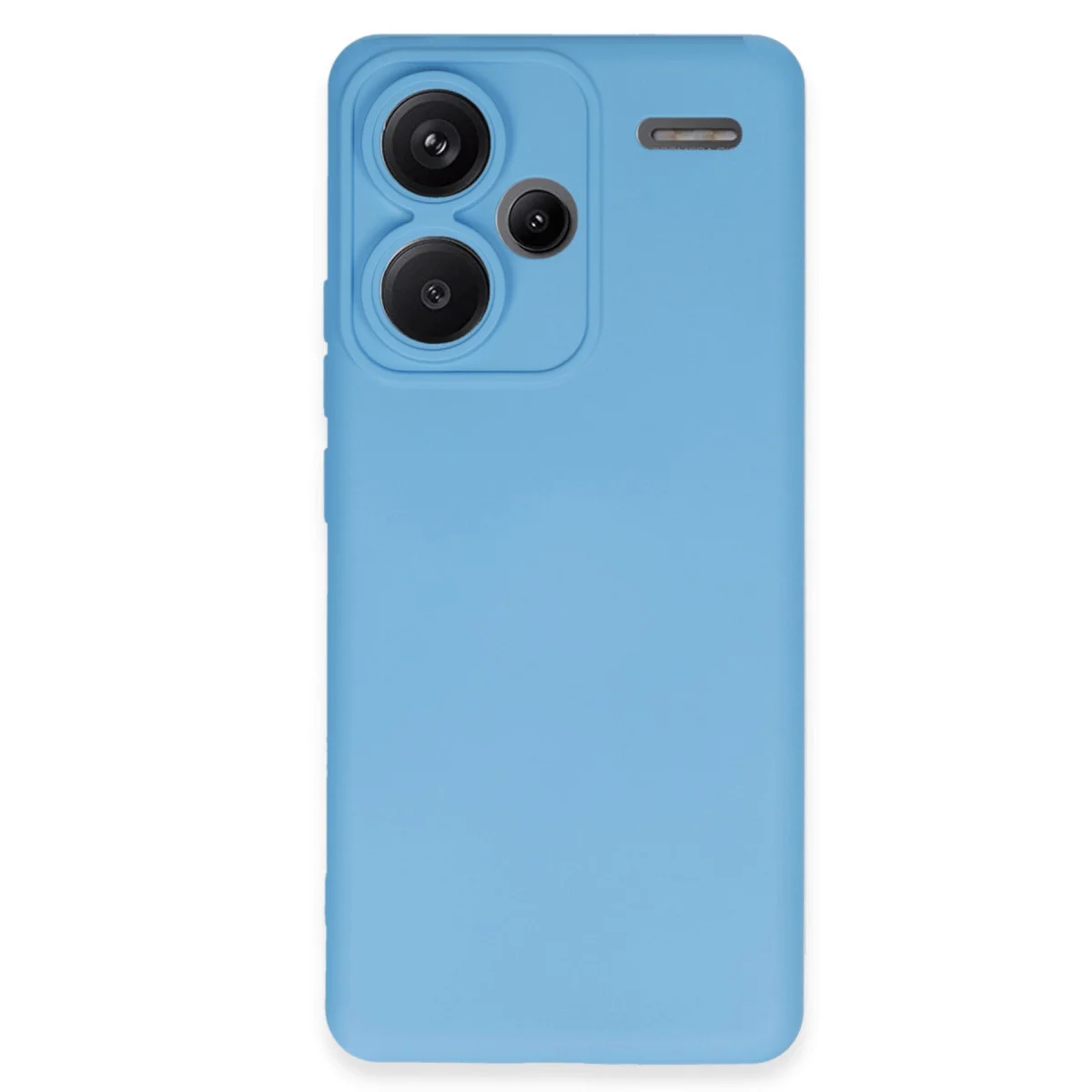 Redmi Note 13 Pro Plus Kılıf Nano içi Kadife Silikon - Mavi