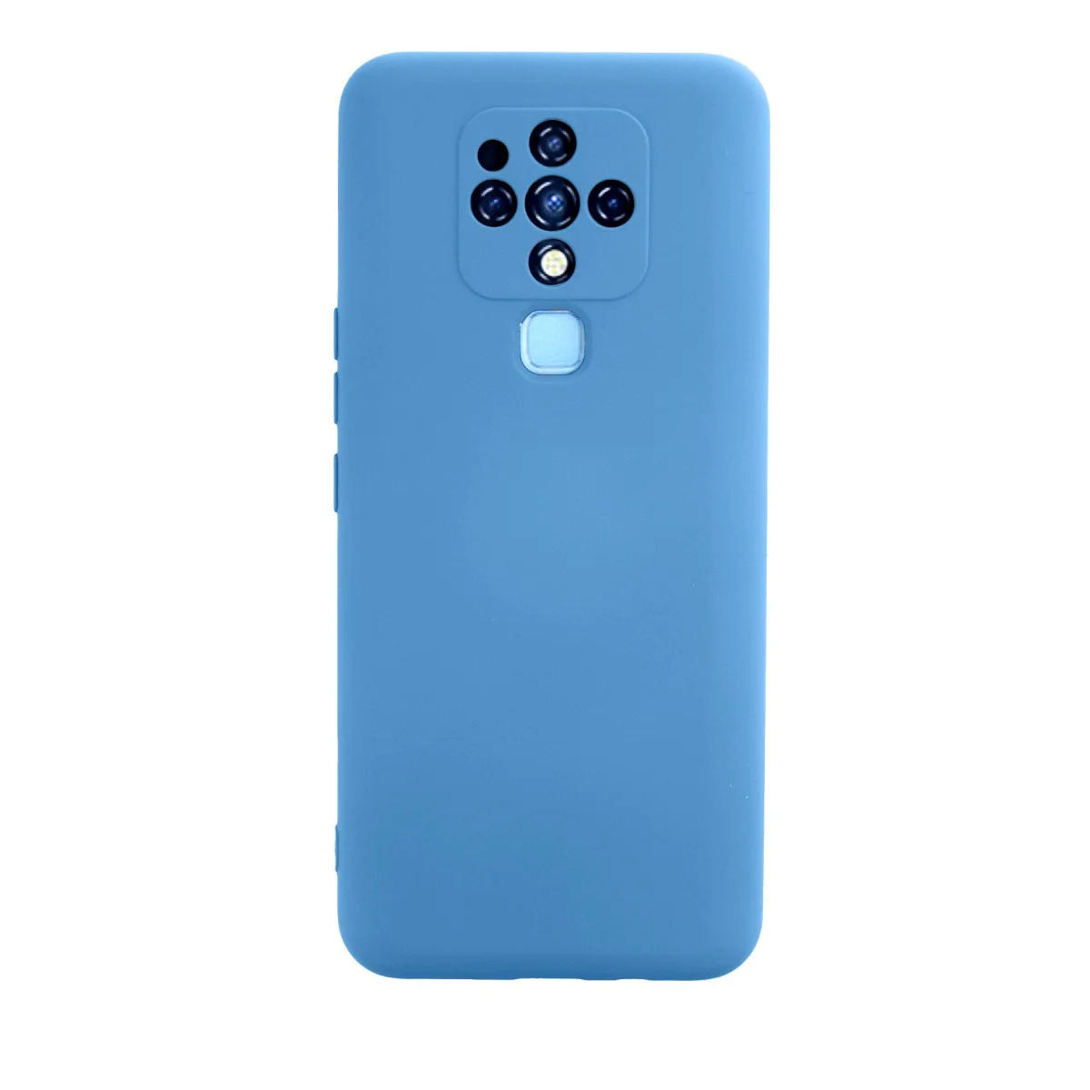 Camon 16 Kılıf Nano içi Kadife Silikon - Mavi
