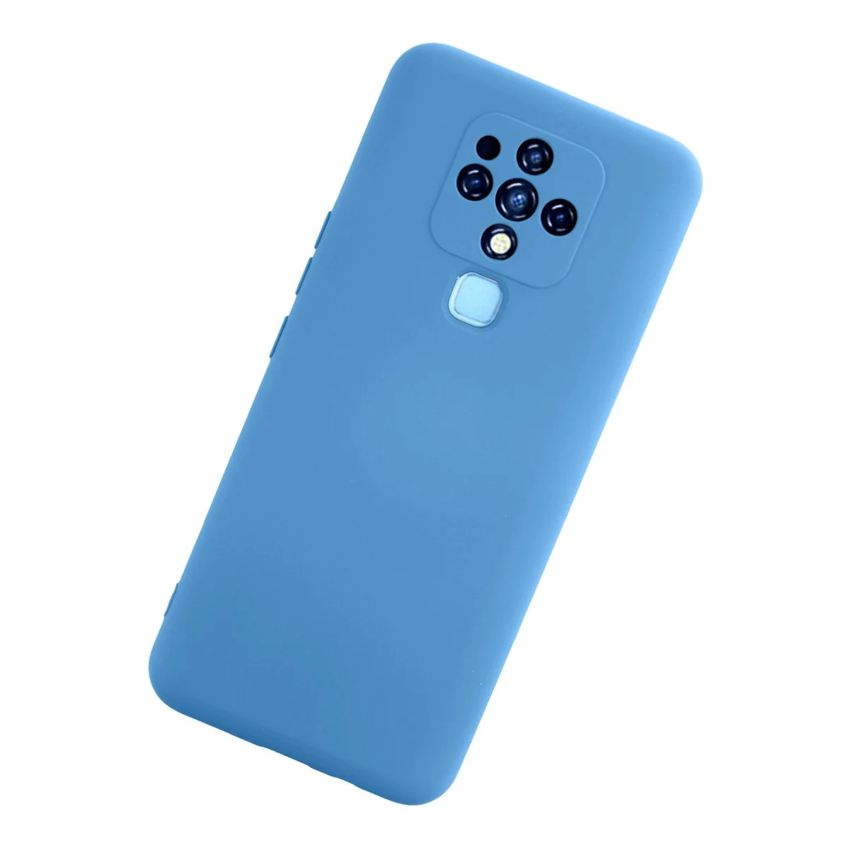Camon 16 Kılıf Nano içi Kadife Silikon - Mavi