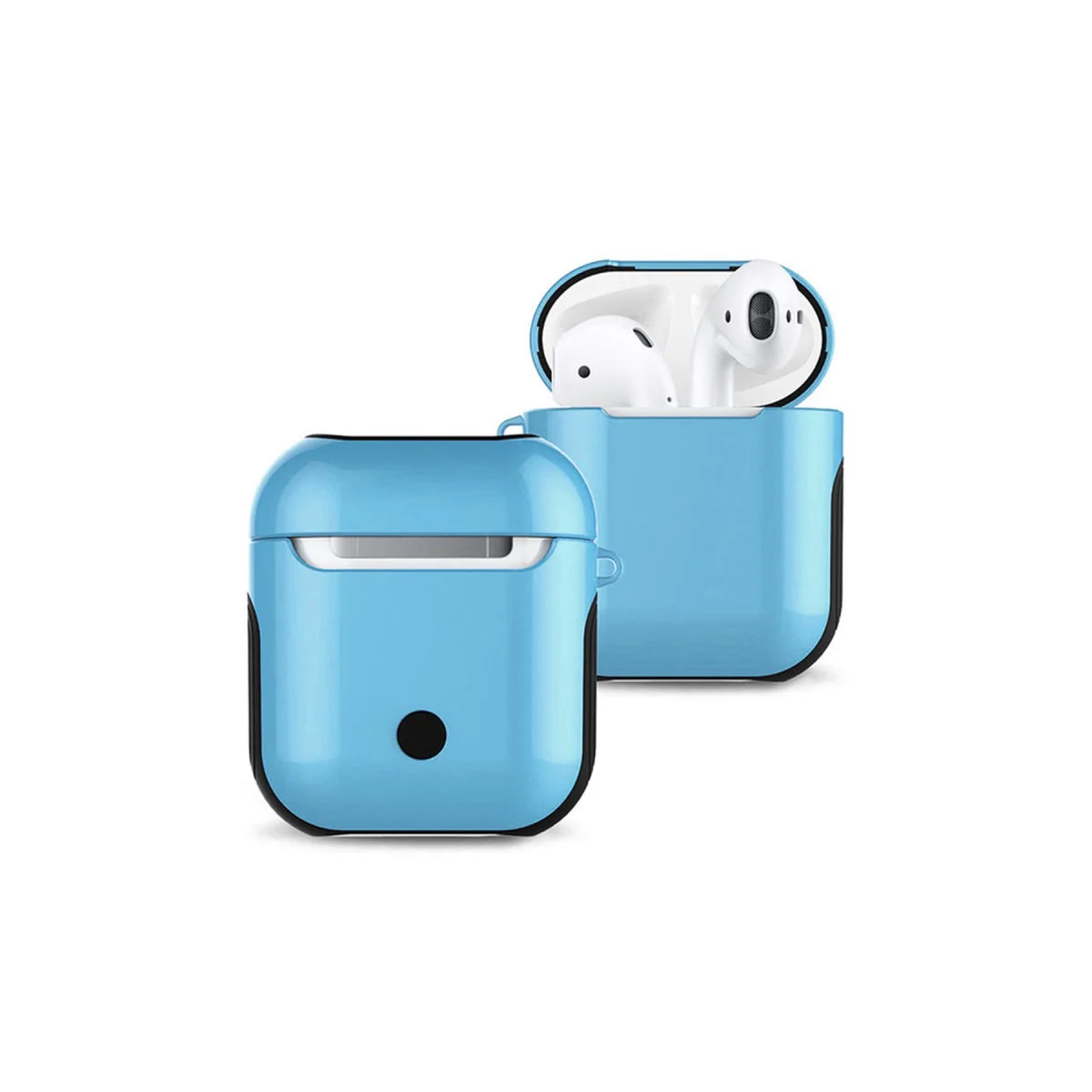 Airpods 2 (2.nesil) 3in1 Kılıf - Mavi