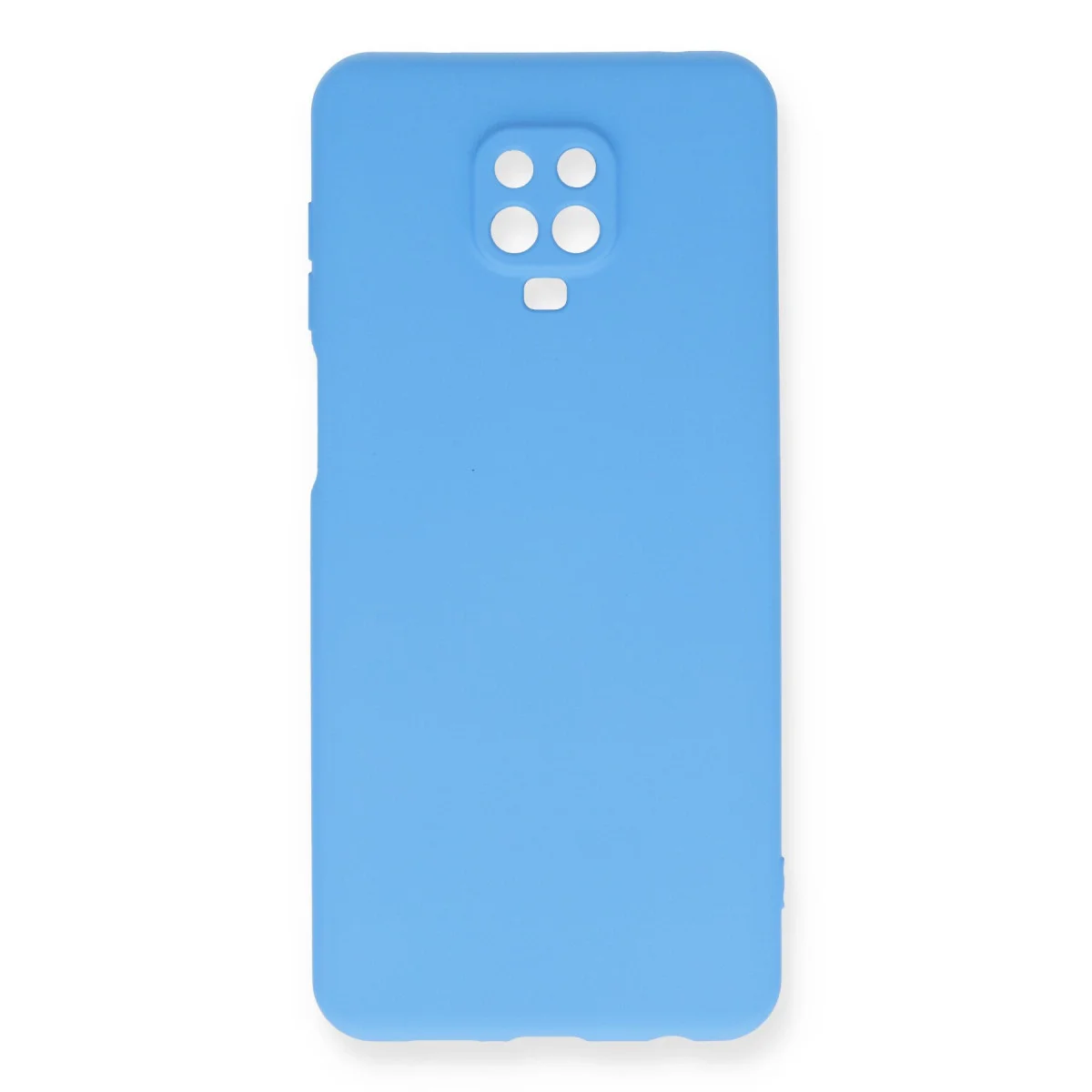 Redmi Note 9 Pro Kılıf Nano içi Kadife Silikon - Mavi