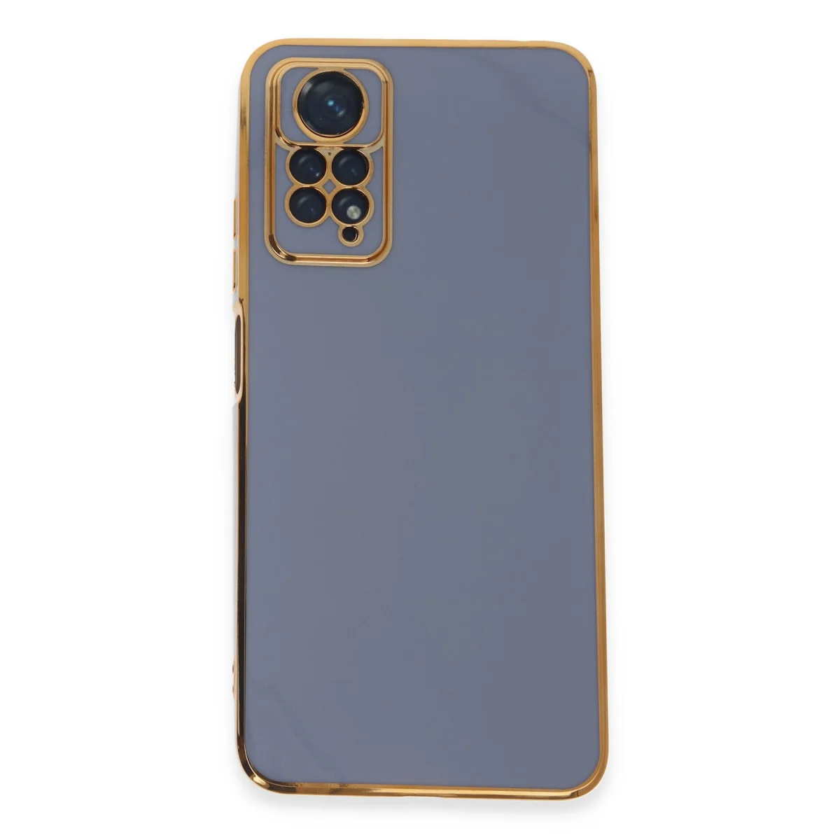 Redmi Note 12 Pro 4G Kılıf Volet Silikon - Mavi