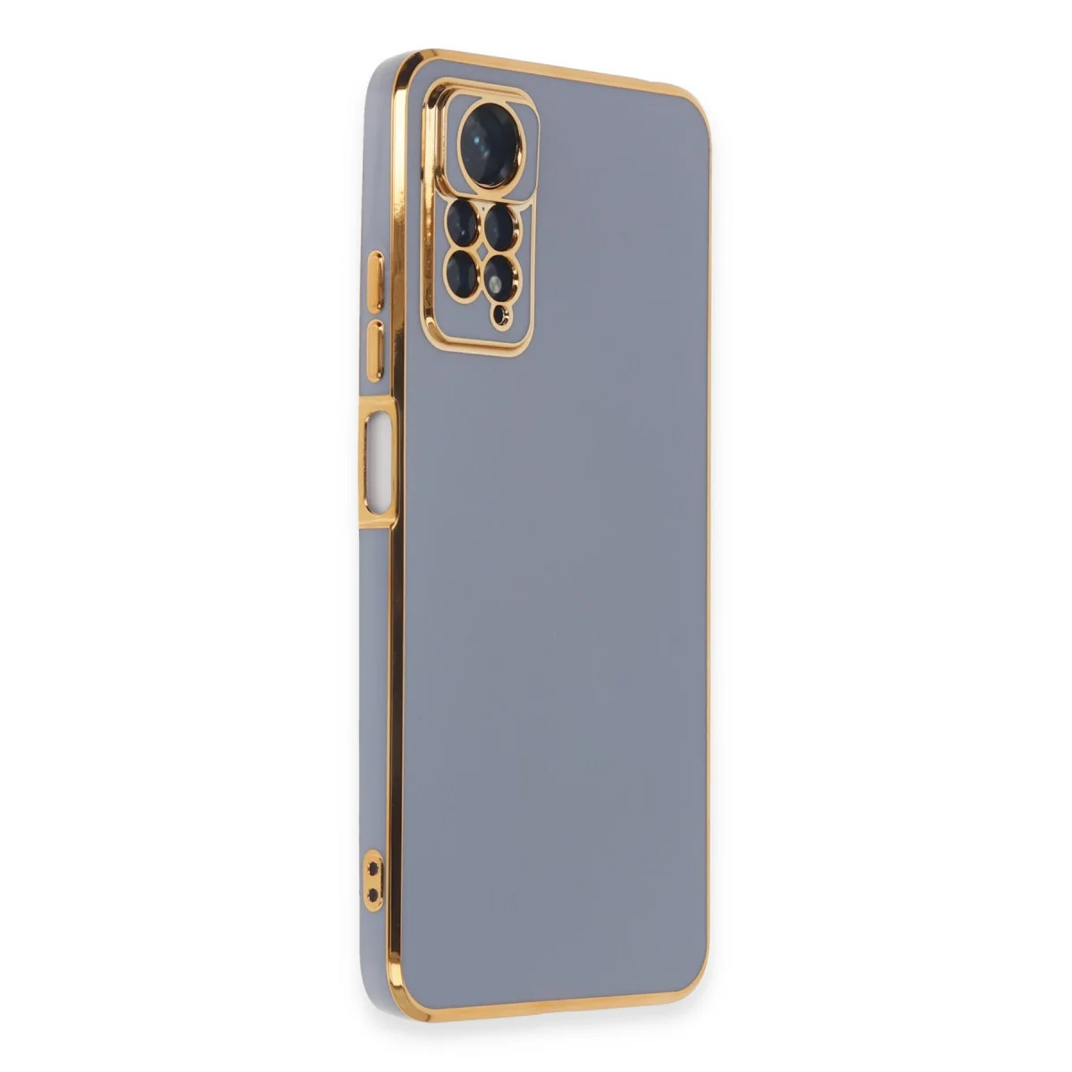 Redmi Note 12 Pro 4G Kılıf Volet Silikon - Mavi