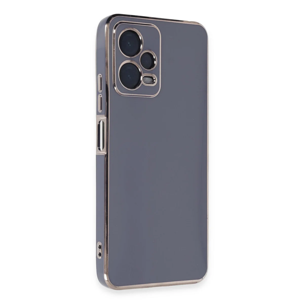 Poco X5 5G Kılıf Volet Silikon - Mavi