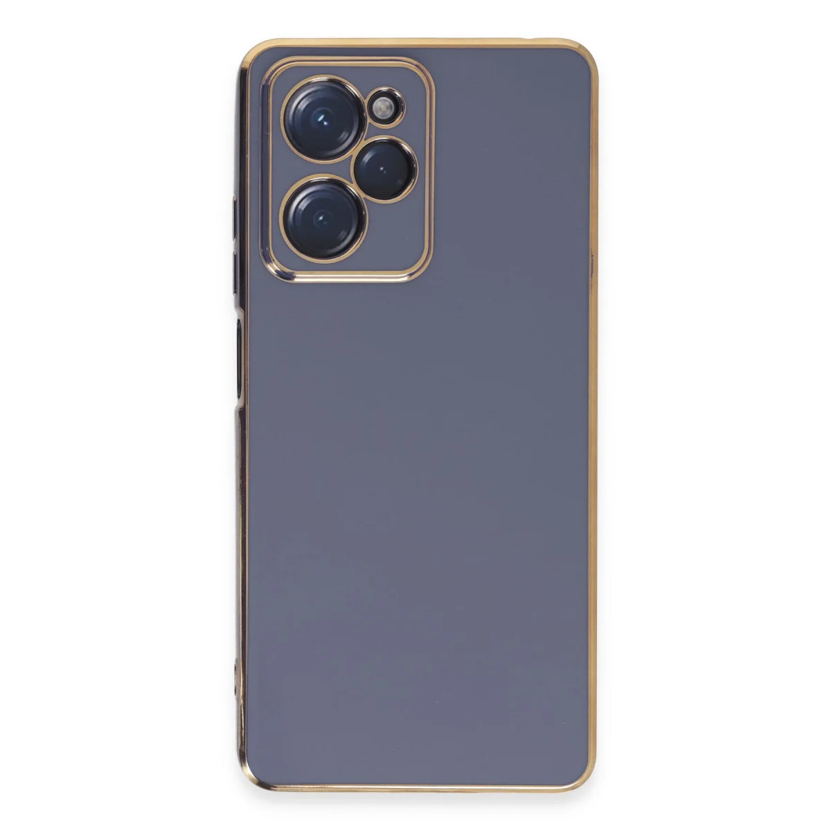 Poco X5 Pro 5G Kılıf Volet Silikon - Mavi