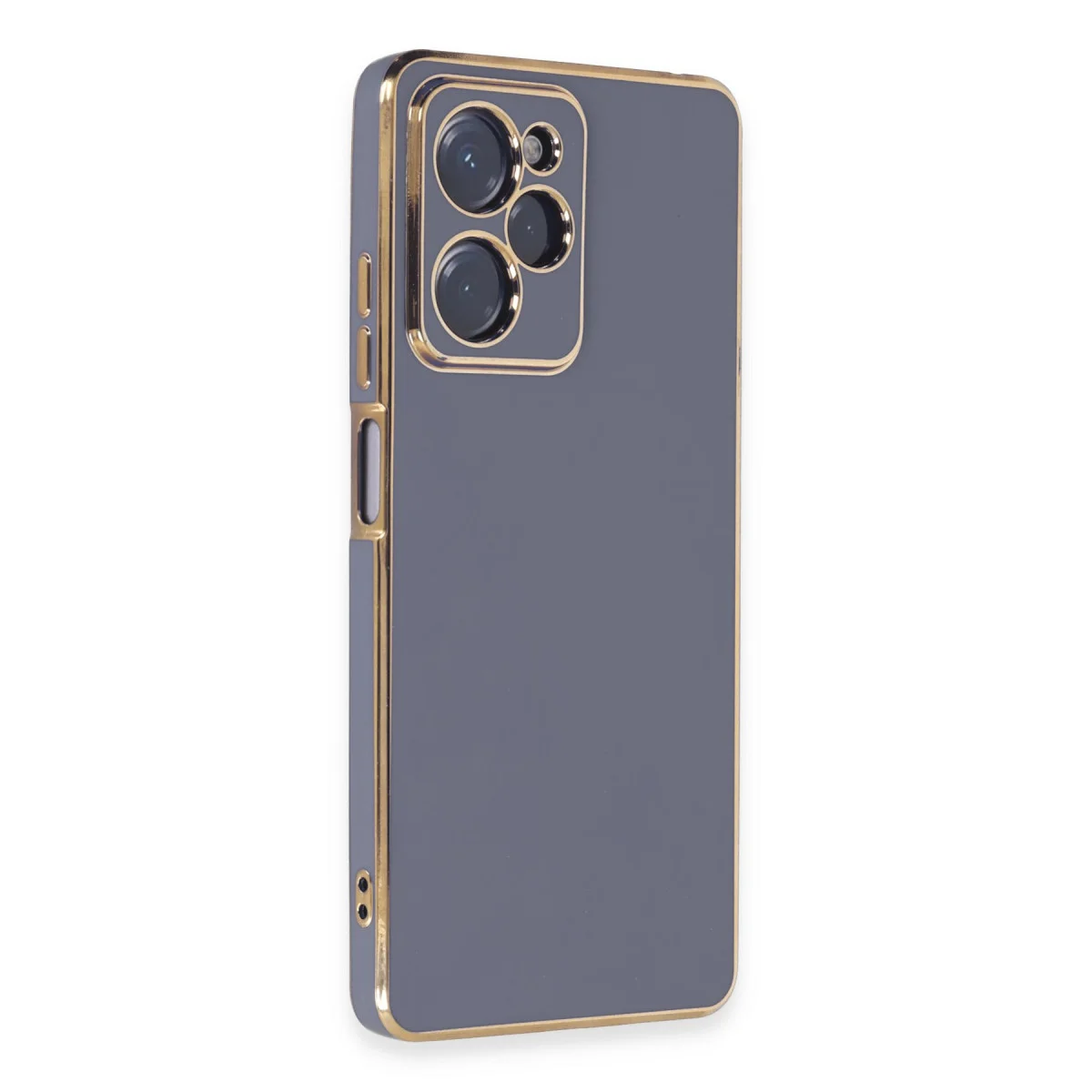Poco X5 Pro 5G Kılıf Volet Silikon - Mavi