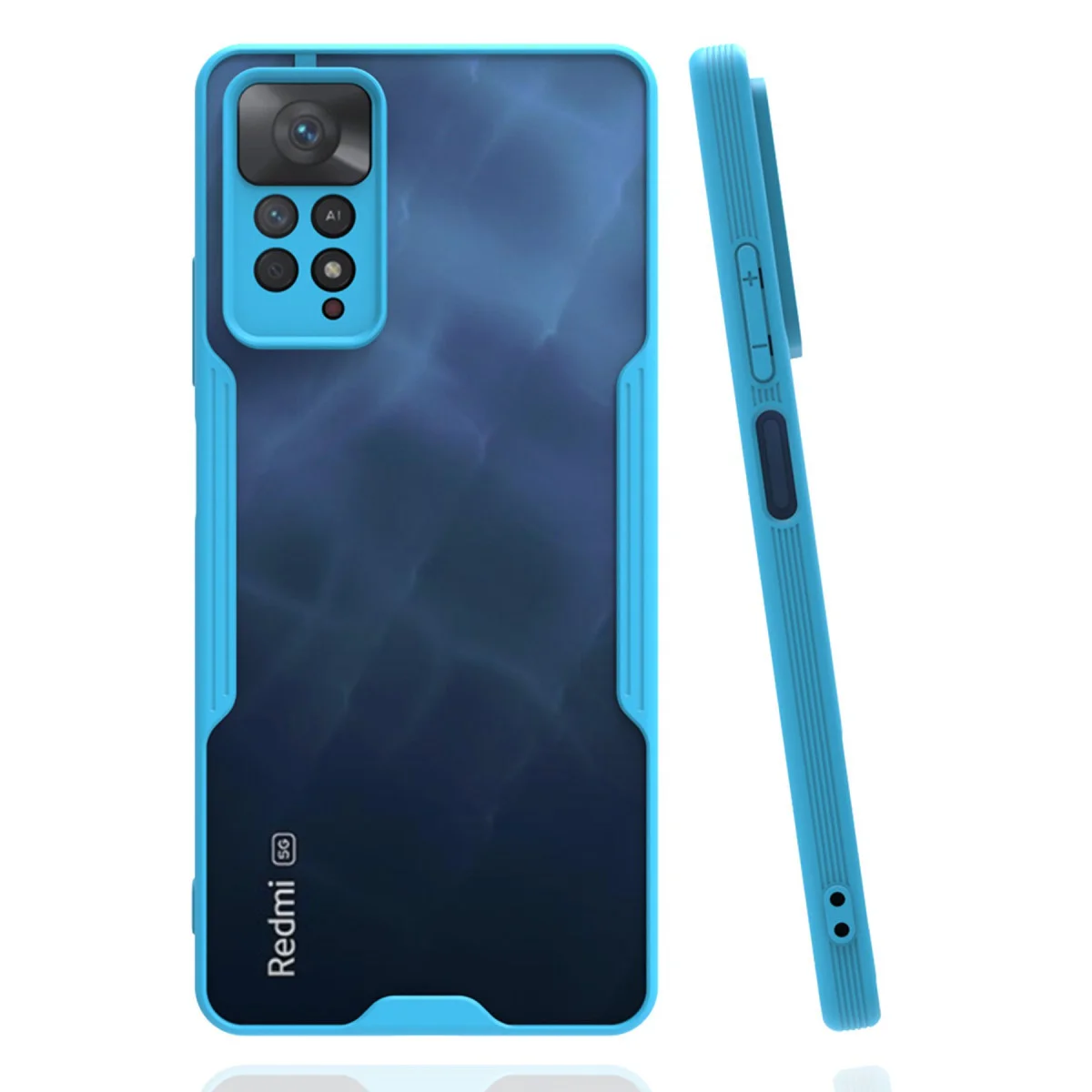 Redmi Note 11 Pro Kılıf Platin Silikon - Mavi
