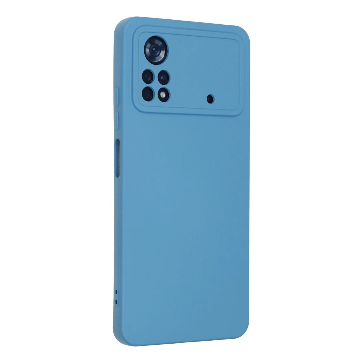 Poco X4 Pro 5G Kılıf Nano içi Kadife Silikon - Mavi