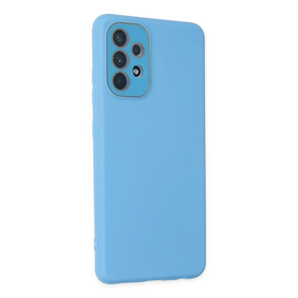 Galaxy A53 5G Kılıf Lansman Glass Kapak - Mavi