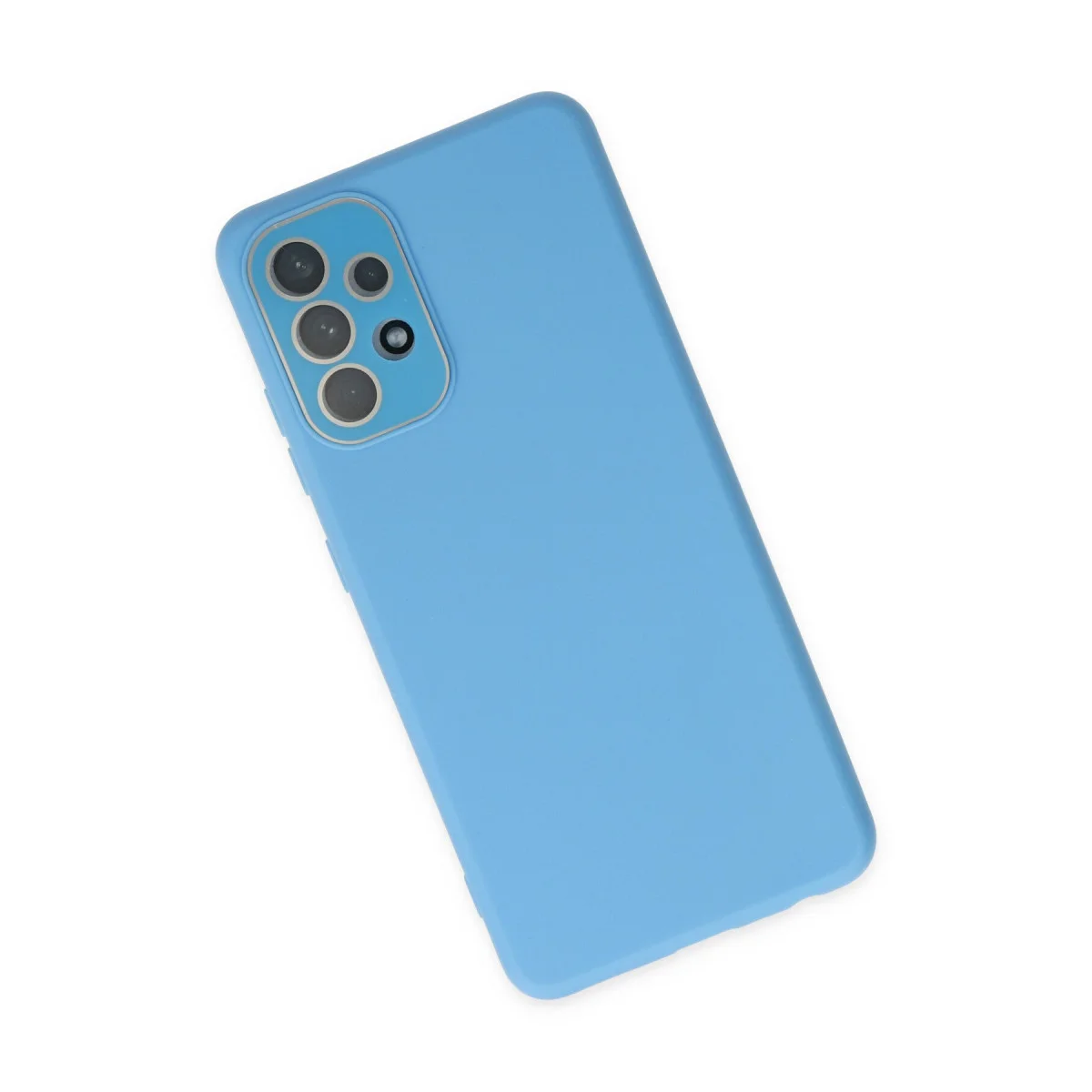 Galaxy A53 5G Kılıf Lansman Glass Kapak - Mavi