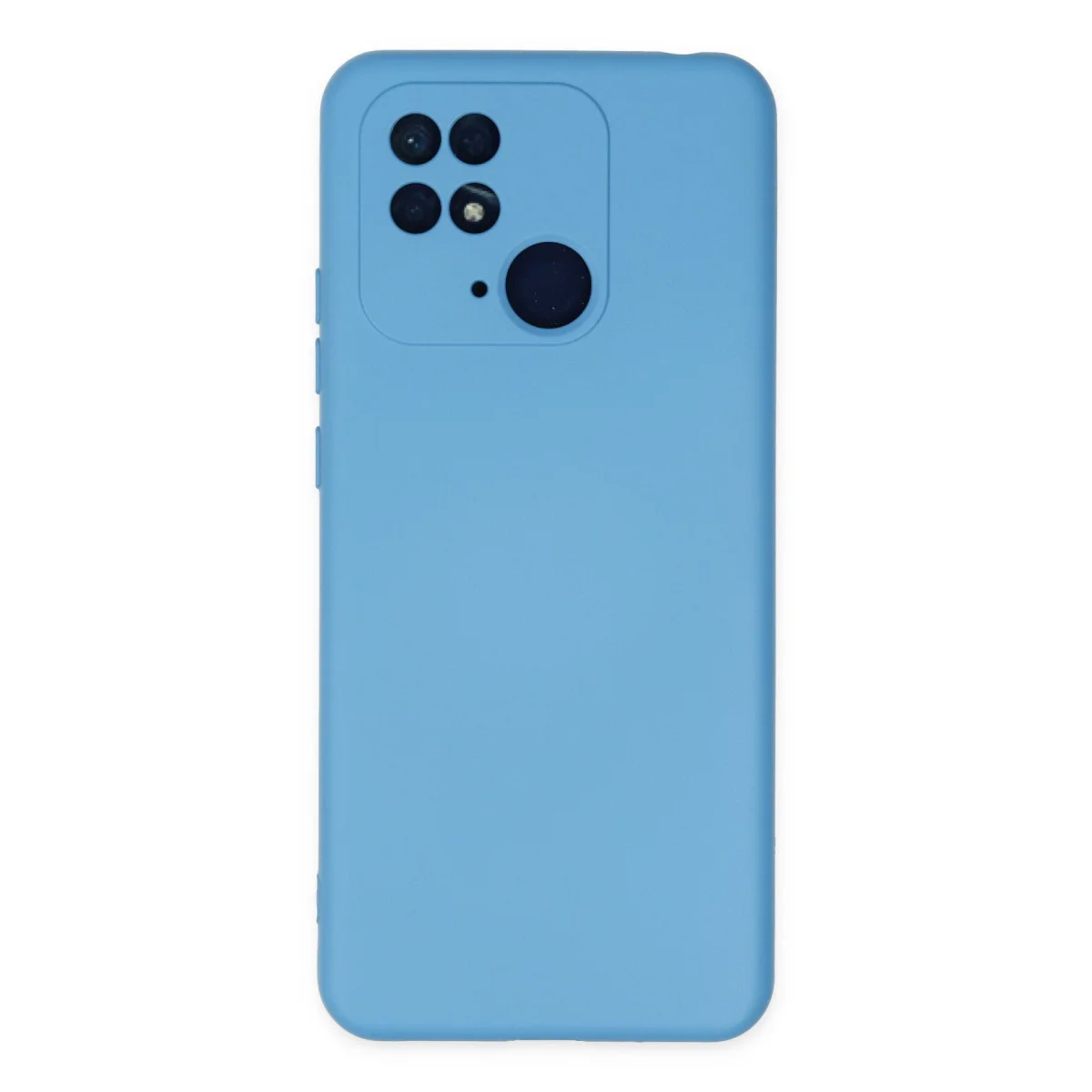Redmi 10C Kılıf Nano içi Kadife Silikon - Mavi