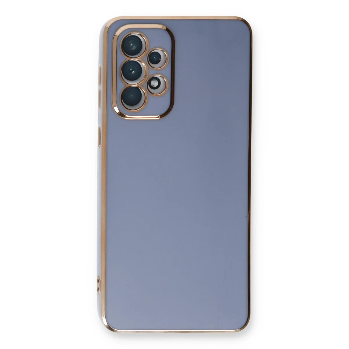 Galaxy A33 5G Kılıf Volet Silikon - Mavi