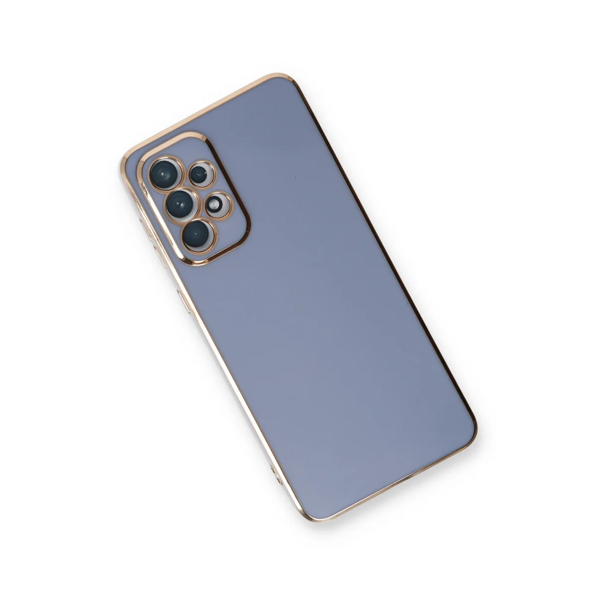 Galaxy A53 5G Kılıf Volet Silikon - Mavi