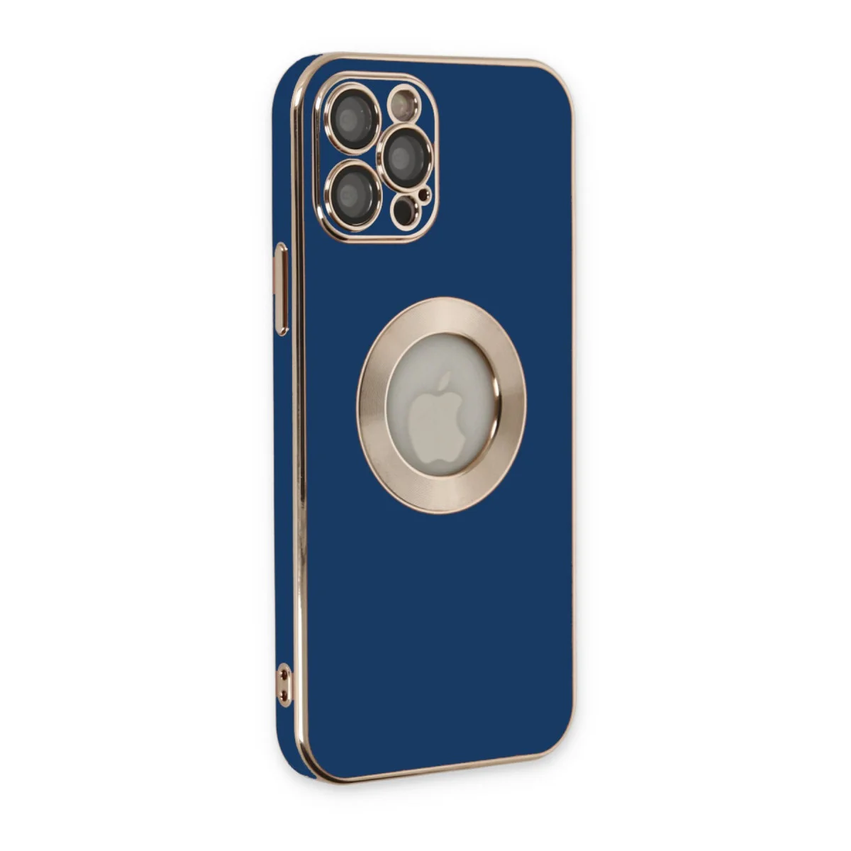 iPhone 12 Pro Max Kılıf Store Silikon - Mavi