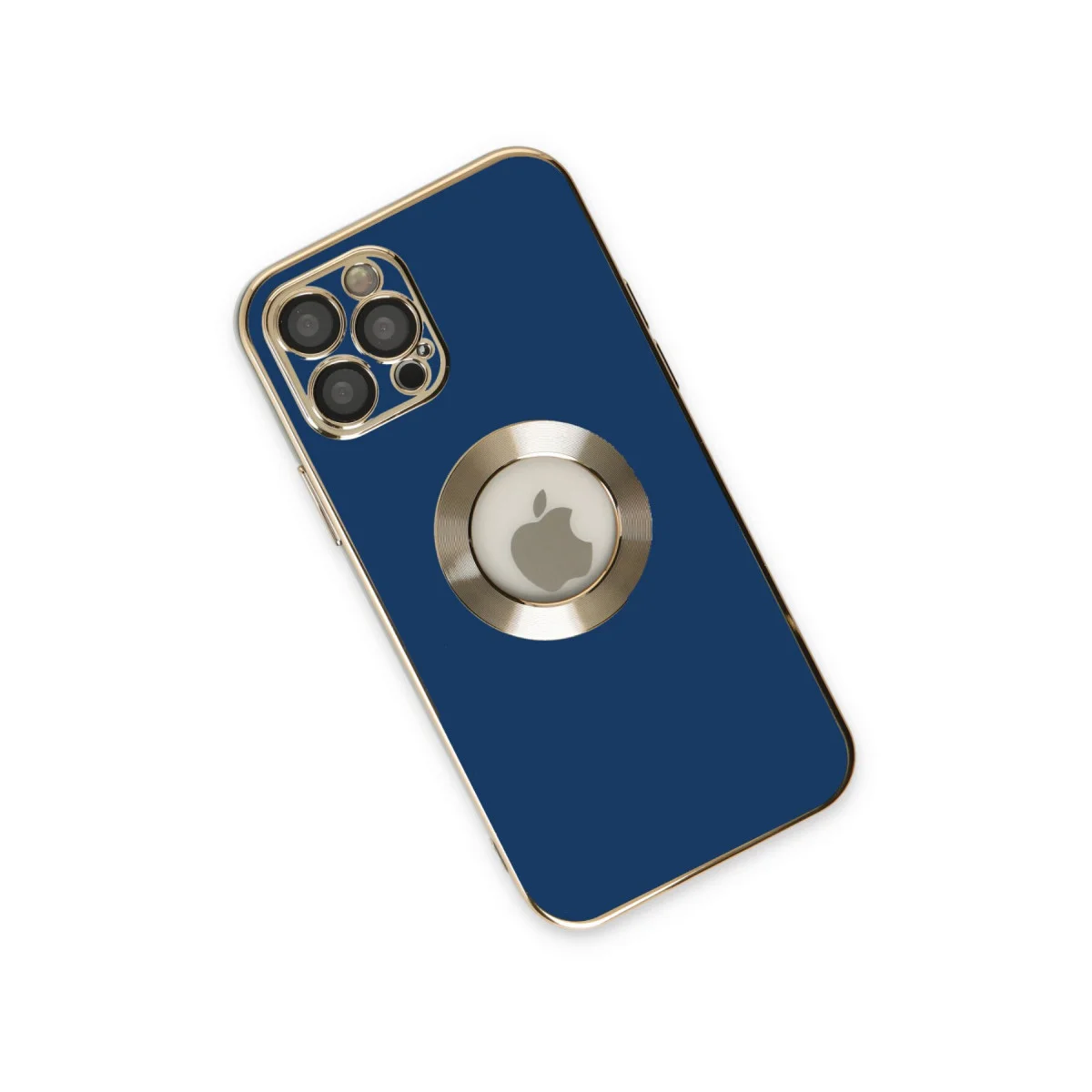 iPhone 12 Pro Max Kılıf Store Silikon - Mavi