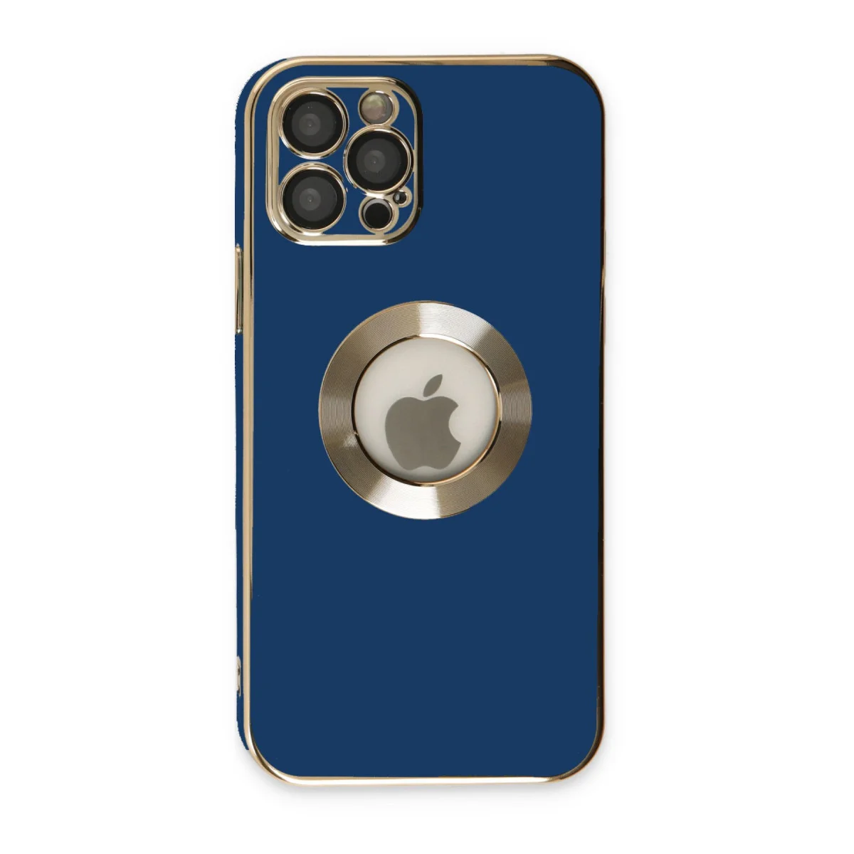iPhone 12 Pro Max Kılıf Store Silikon - Mavi