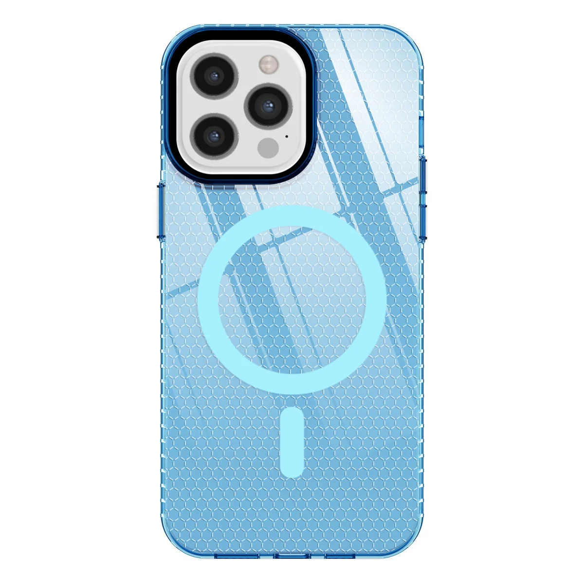 iPhone 12 Pro Max Kılıf Beta Magneticsafe Silikon - Mavi